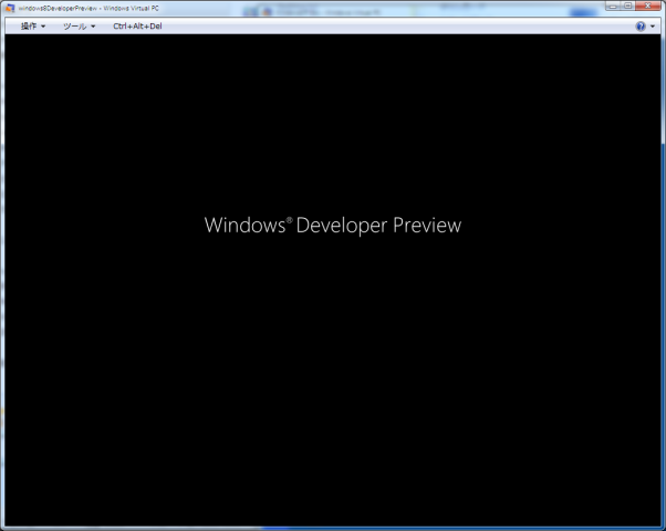 Windows 8（Windows Developer Preview） loading 32bit