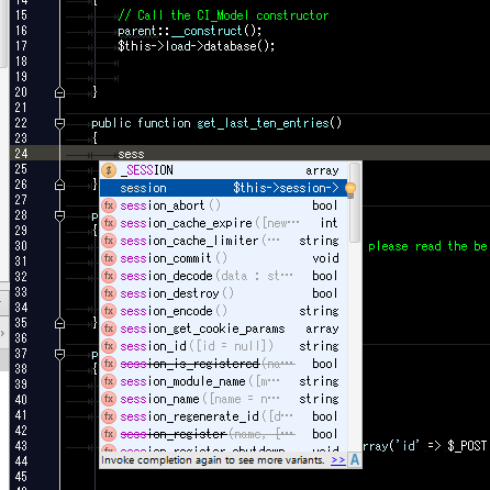 phpstorm_codeigniter3_livetemplate